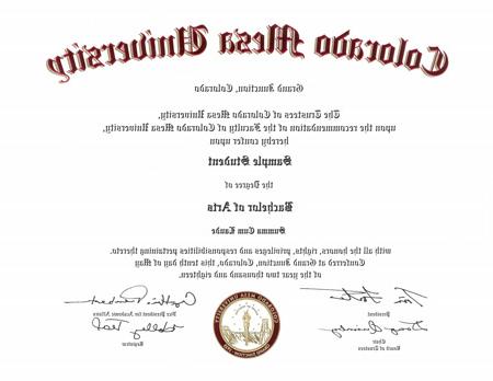 Sample Diploma